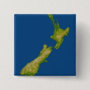 New Zealand 2 15 Cm Square Badge