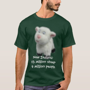 New Zealand:43 million sheep T-Shirt