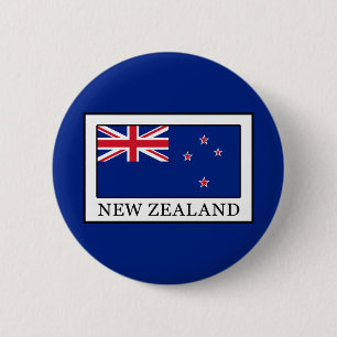 New Zealand 6 Cm Round Badge
