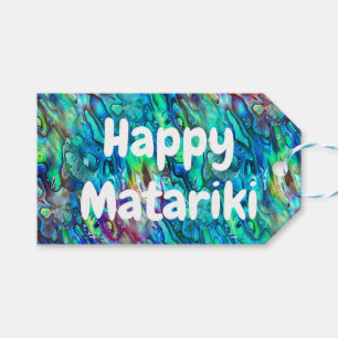 New Zealand Abalone Paua Shell Pattern 1 Gift Tags