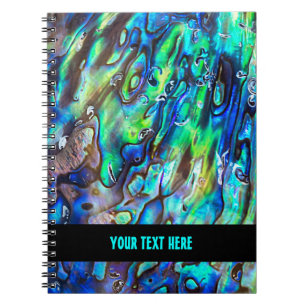 New Zealand Abalone Paua Shell Pattern 1 Notebook