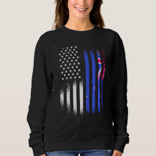 New Zealand American Patriot Grown Country USA Fla Sweatshirt