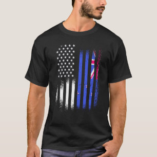 New Zealand American Patriot Grown Country USA Fla T-Shirt