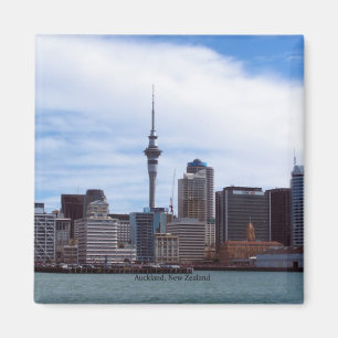 New Zealand: Auckland cityscape Magnet
