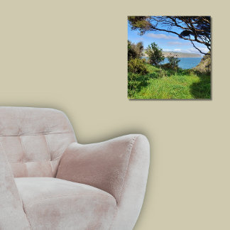 New Zealand Auckland Coastal Omanawanui Track Poster