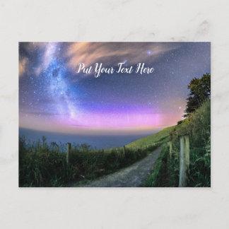 New Zealand Aurora | Dunedin NZ | Southern Lights Postcard