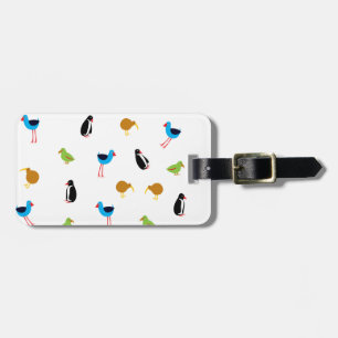 New Zealand Birds Luggage Tag