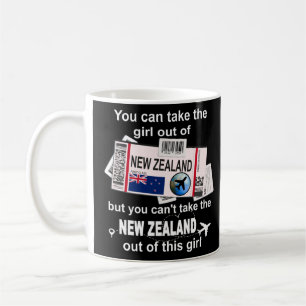 New Zealand Boarding Pass New Zealand Girl New Z Coffee Mug