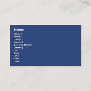 New Zealand - Business Card