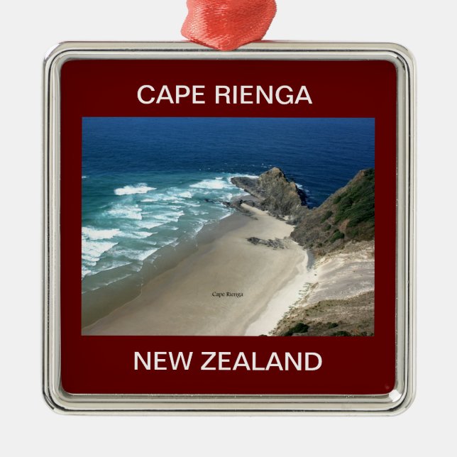 New Zealand, Cape Rienga, Metal Ornament (Front)