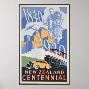 New Zealand Centennial Poster