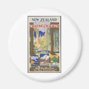 New Zealand Christchurch Magnet