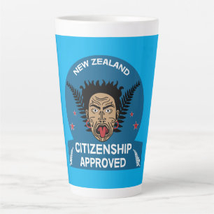 New Zealand Citizenship Gift New Citizen Kiwi Latte Mug