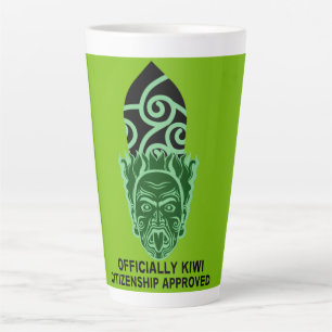 New Zealand Citizenship Gift   New Citizen   Kiwi  Latte Mug