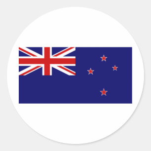 New Zealand Classic Round Sticker