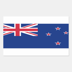 New Zealand* Colourful Flag Sticker