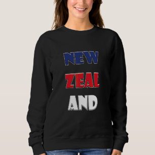 New Zealand Colourful Words Sweatshirt