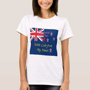 New Zealand Cricket Team: Love From My Heart Art T-Shirt