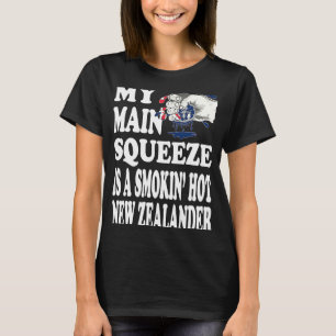 New Zealand Culture Girlfriend Wife Mate Matching T-Shirt