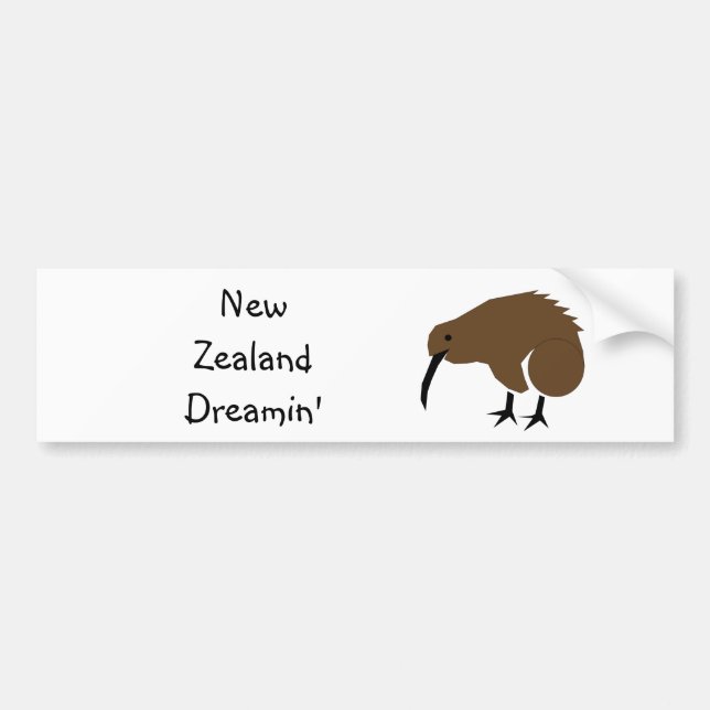 New Zealand Dreamin' Bumper Sticker (Front)