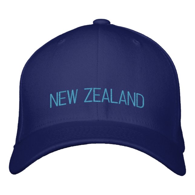 New Zealand Embroidered Hat (Front)