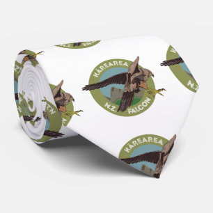 New Zealand Falcon Karearea Tie