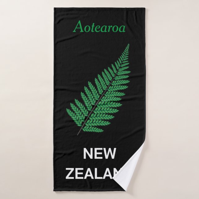 New Zealand Fern Towel (Bath Towel)