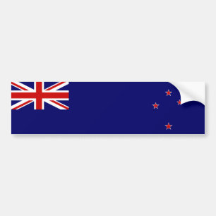 New Zealand Flag Bumper Sticker