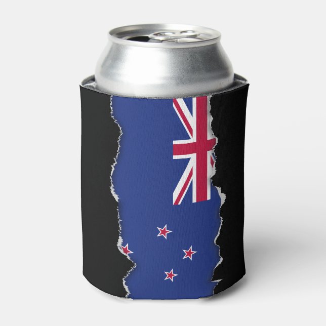 New Zealand Flag Can Cooler (Can Front)