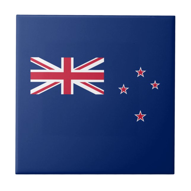 New Zealand Flag Ceramic Tile (Front)