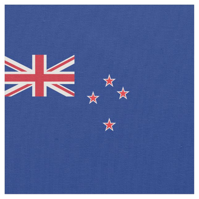 New Zealand flag Fabric (Close Up)