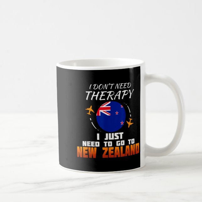 New Zealand Flag I Vacation I Funny New Zealand  Coffee Mug (Right)