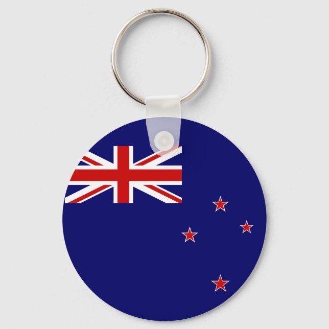 New Zealand Flag Key Ring (Front)