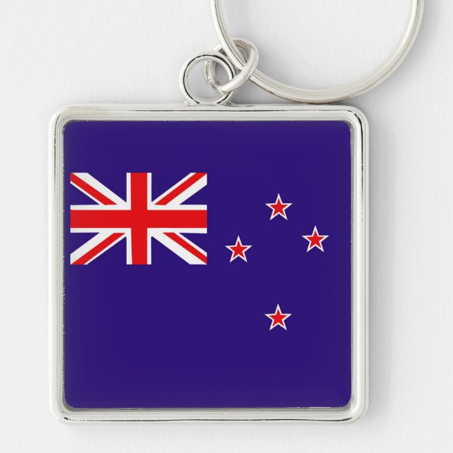 New Zealand flag Key Ring (Front)