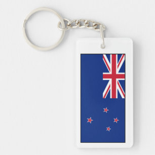 New Zealand Flag Key Ring
