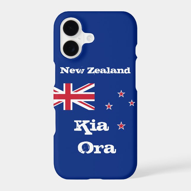 New Zealand Flag & Kia Ora fashion / sports (Back)
