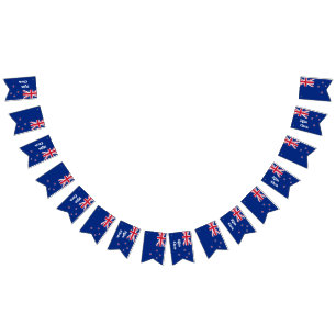 New Zealand Flag & Kia Ora Party Banner /Weddings
