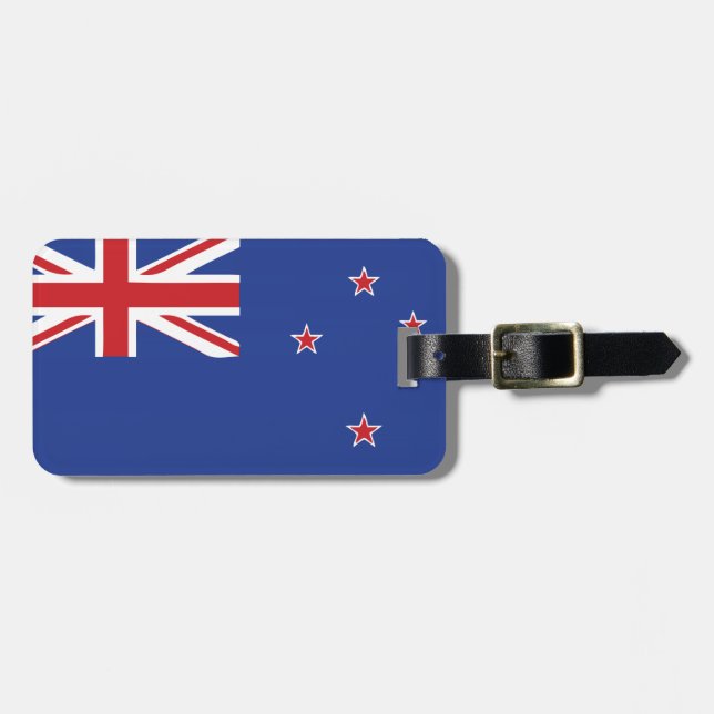 New Zealand Flag Luggage Tag (Front Horizontal)