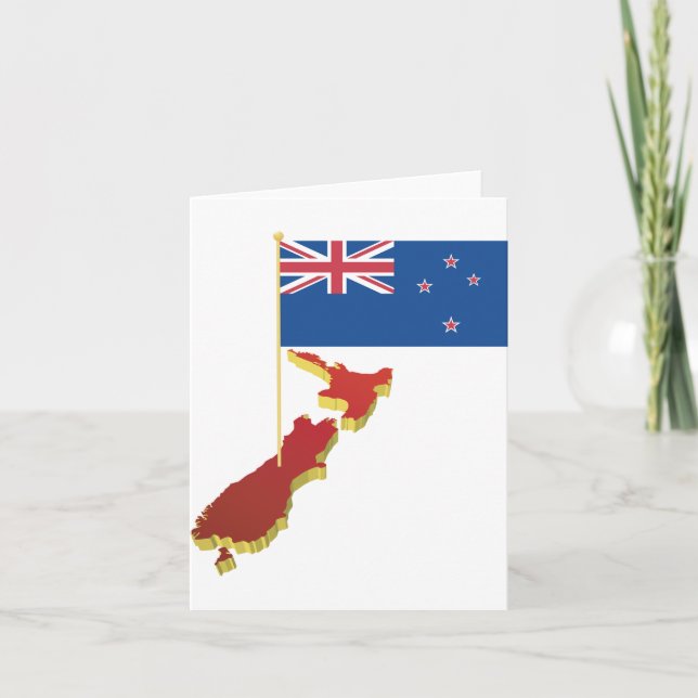 New Zealand Flag Note Cards (Front)