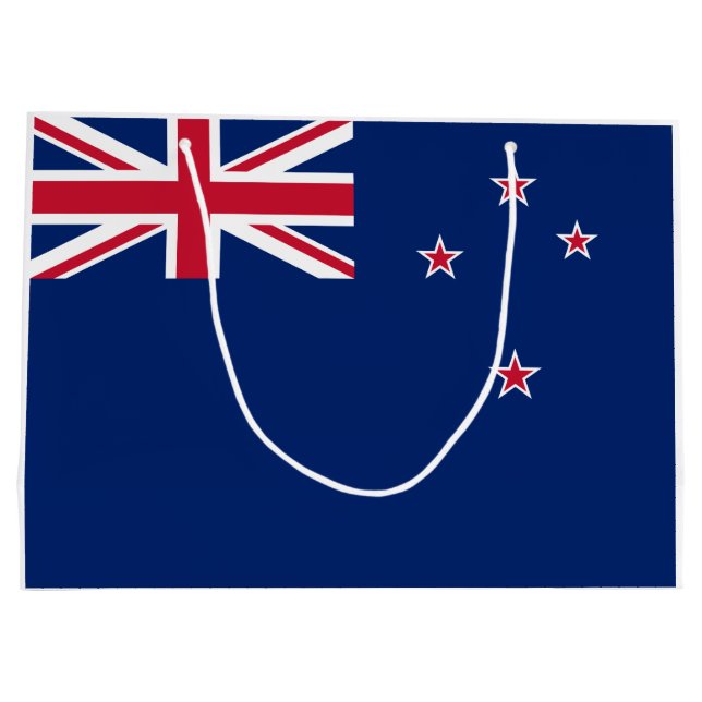 New Zealand Flag (NZ) Large Gift Bag (Back)