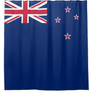 New Zealand Flag (NZ) Shower Curtain