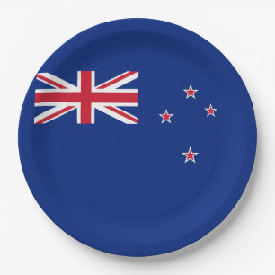 New Zealand flag Paper Plate