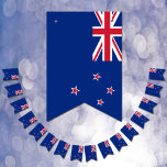 New Zealand Flag & Party Zealand Banner /Weddings<br><div class="desc">Bunting / Party Flags: New Zealand & New Zealand Flag party fashion - weddings,  birhday,  celebrations - love my country,  travel,  national patriots / sports fans</div>