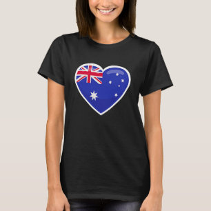 New Zealand Flag Pocket Heart T-Shirt