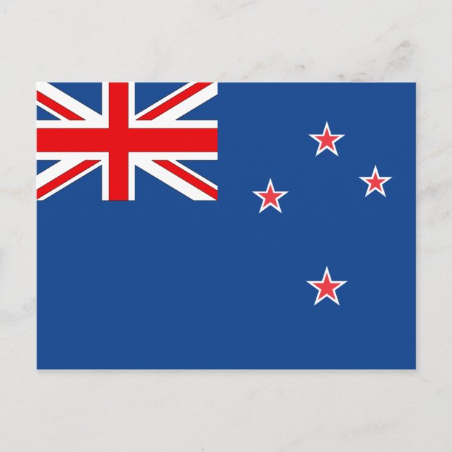 New Zealand Flag Postcard (Front)