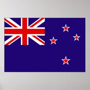 New Zealand Flag Poster