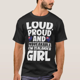 New Zealand Flag Proud New Zealanders Men & Women  T-Shirt
