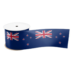 New Zealand Flag Satin Ribbon