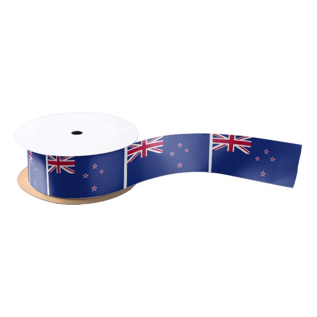 New Zealand Flag Satin Ribbon (Spool)