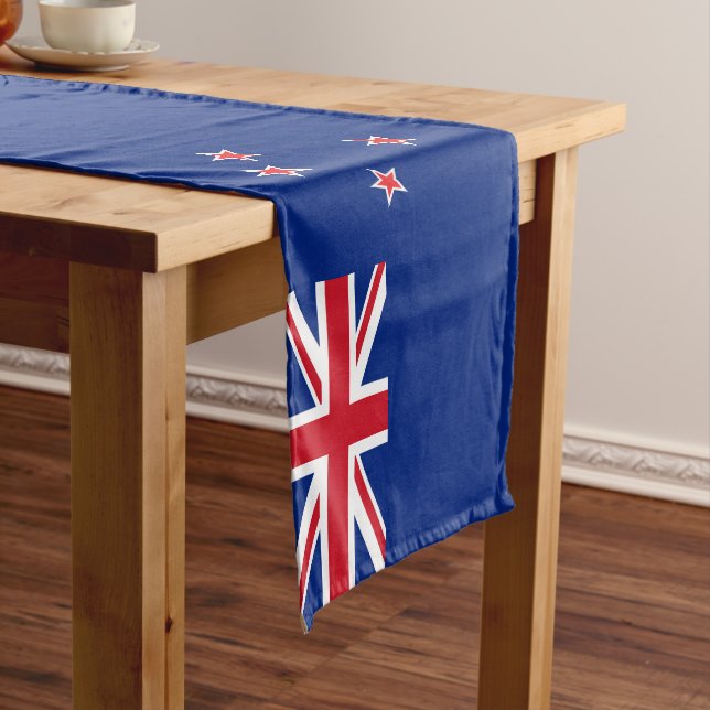 New Zealand flag Short Table Runner (In Situ)